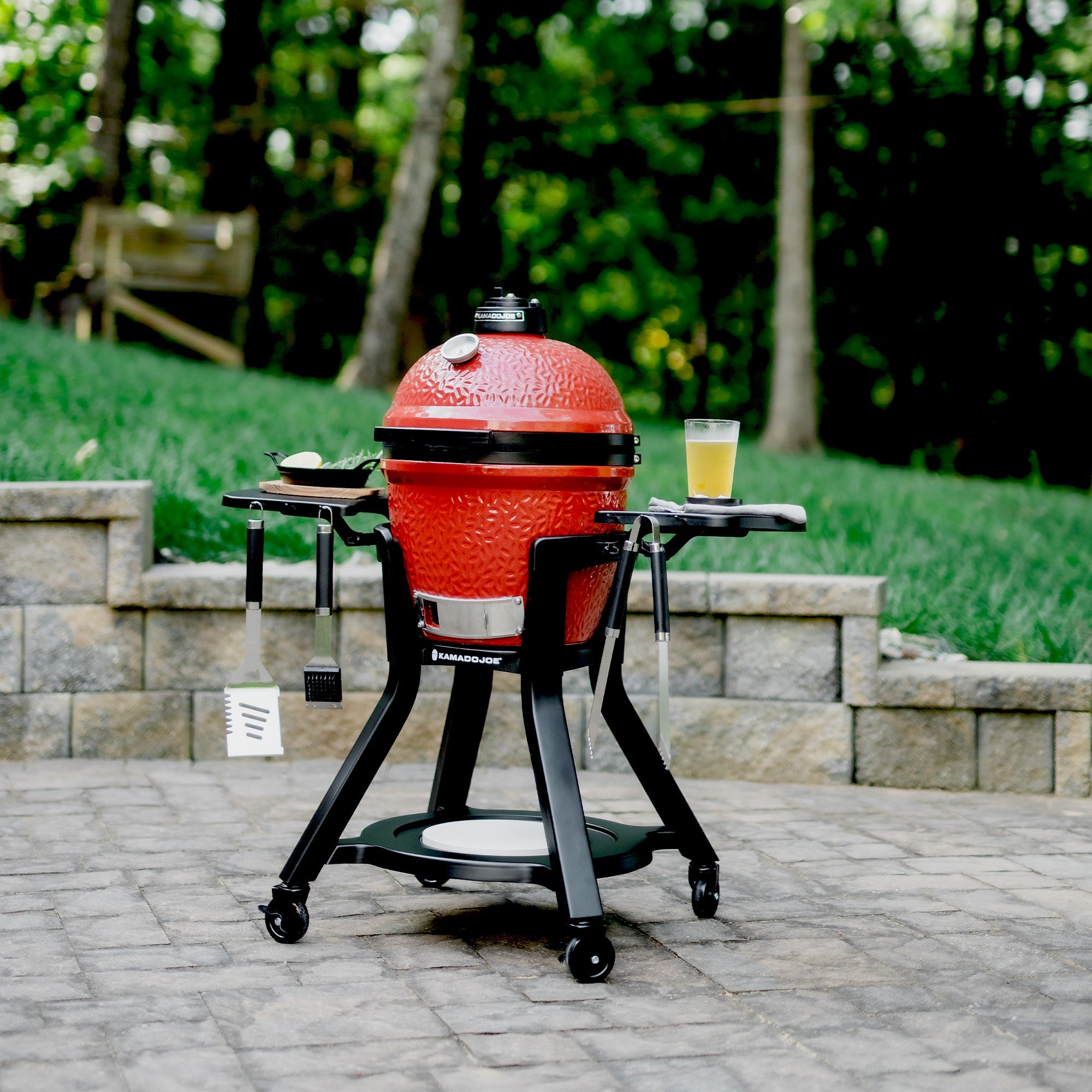 Joe Jr® with Cast Iron Stand and Cart Bundle