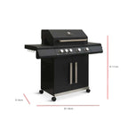 Grillstream Stealth 4 Burner Hybrid Gas Barbecue