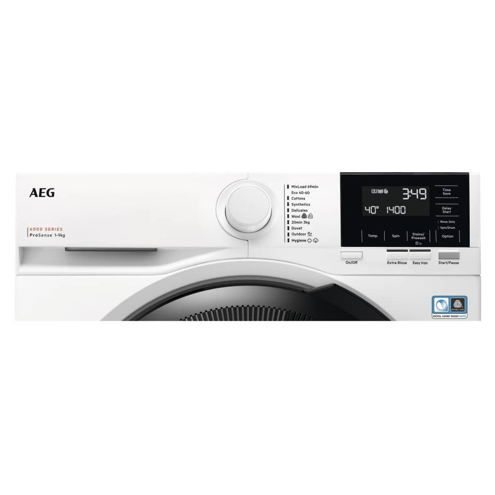AEG LFR61944B Series 6000 ProSense 9kg 1400 Spin Washing Machine White