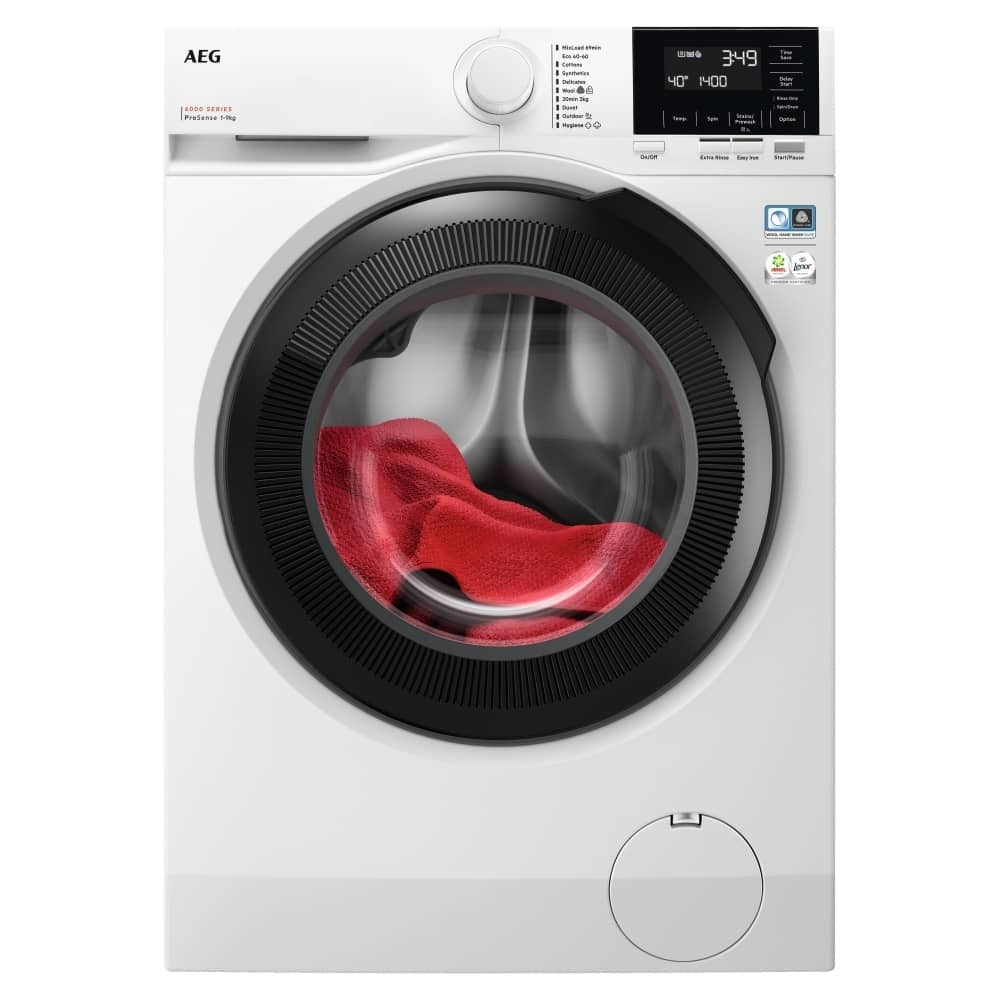 AEG LFR61944B Series 6000 ProSense 9kg 1400 Spin Washing Machine White