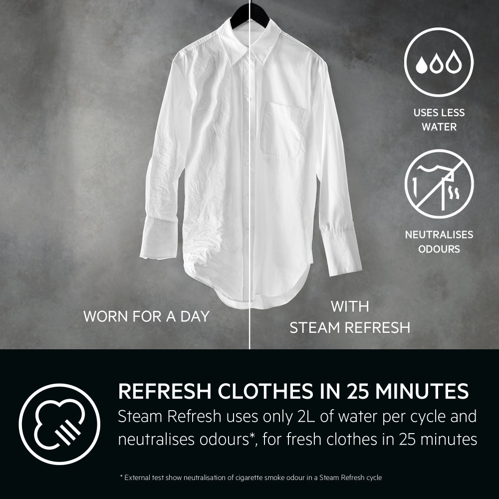 AEG LFR71844B Series 7000 ProSteam 8Kg 1400 Spin Washing Machine White