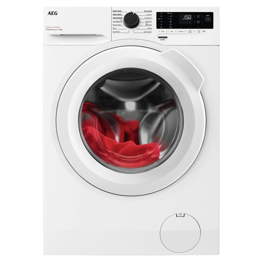 AEG LFX50942B Series 5000 9 kg 1400 Spin Washing Machine White