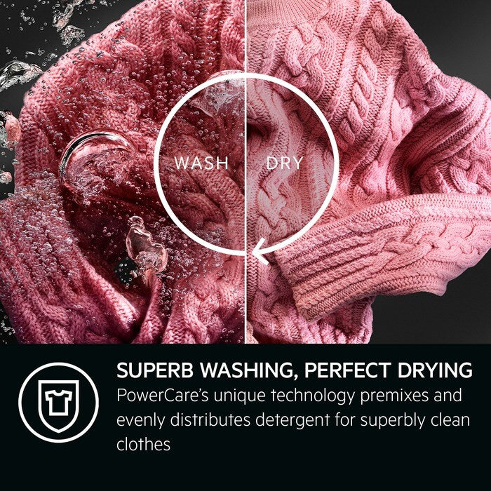 AEG LWR8496O5B 9kg+6kg 1600rpm Freestanding Washer Dryer