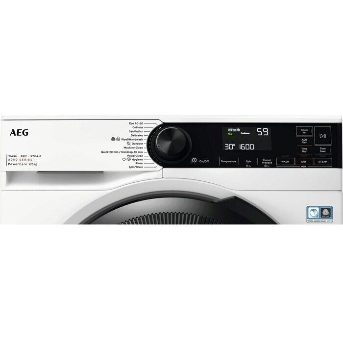 AEG LWR8496O5B 9kg+6kg 1600rpm Freestanding Washer Dryer