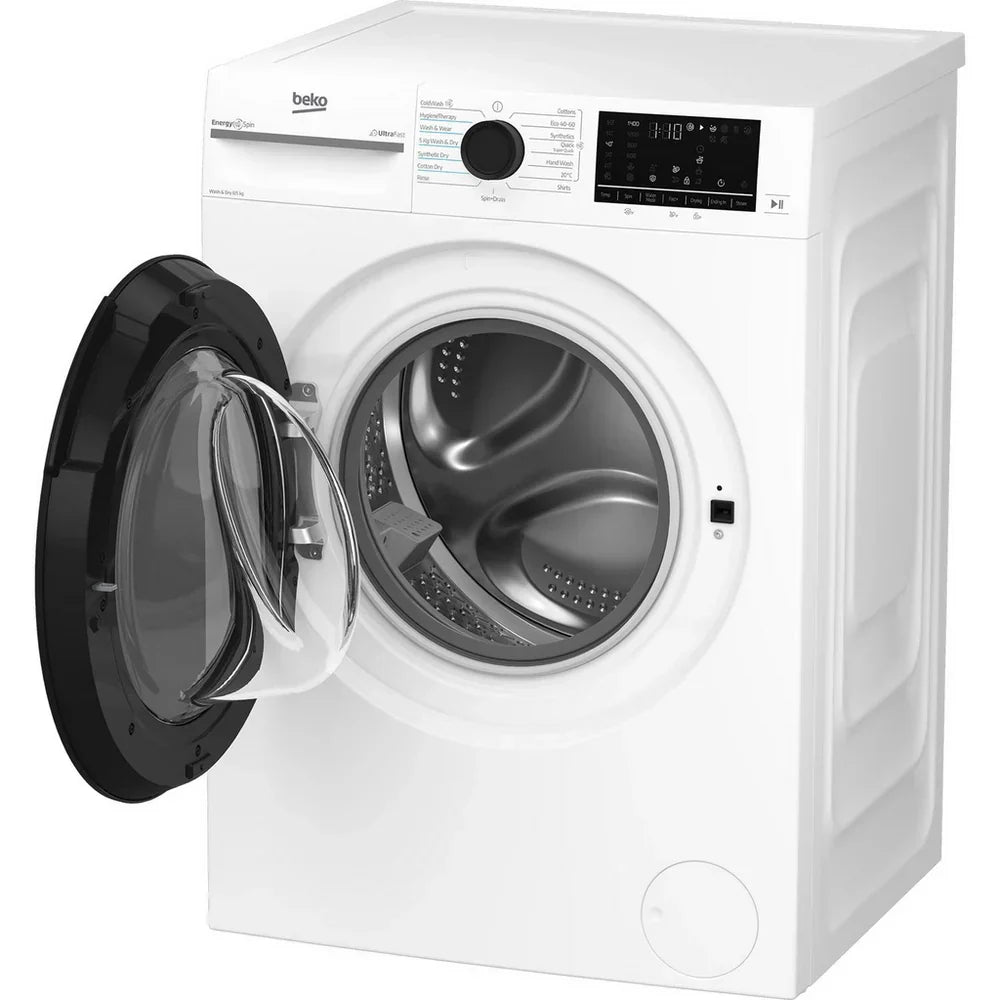 Beko BMND8545UW 8+5kg 1400 Spin Freestanding Front Load Washer Dryer White