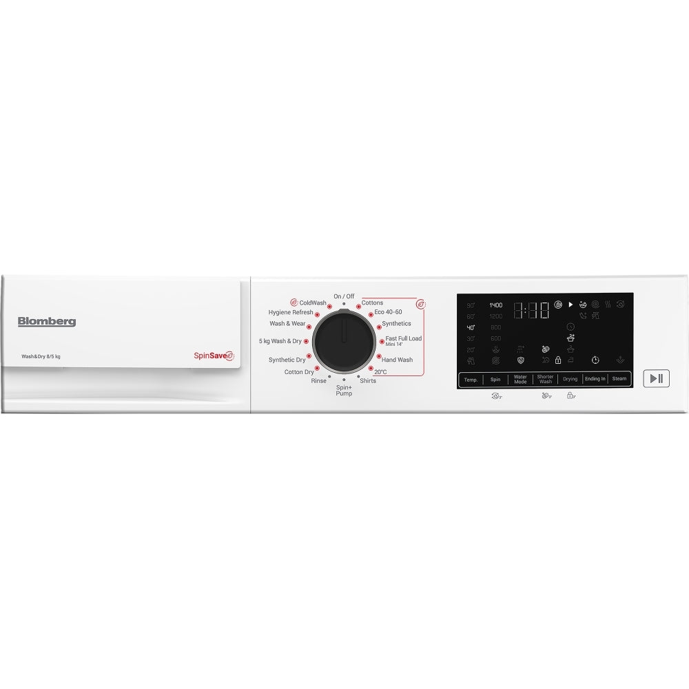 Blomberg LRF854311W 8+5kg 1400 Spin Freestanding Washer Dryer White - CLEARANCE
