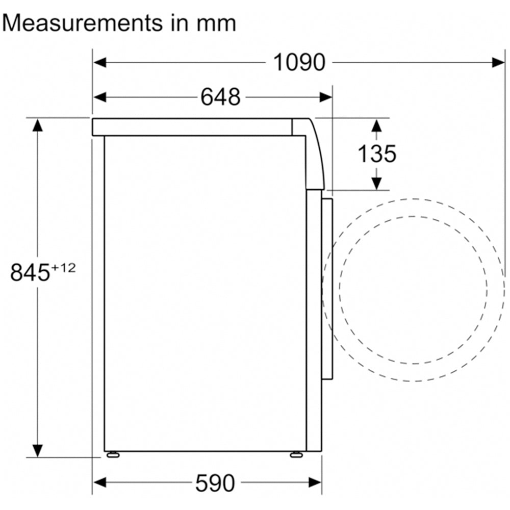 Bosch WGB256A2GB Series 8 10kg with 1400 Spin Washing Machine White - A Rated