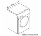 Bosch WGE03408GB Series 2 8kg 1400 Spin Washing Machine White