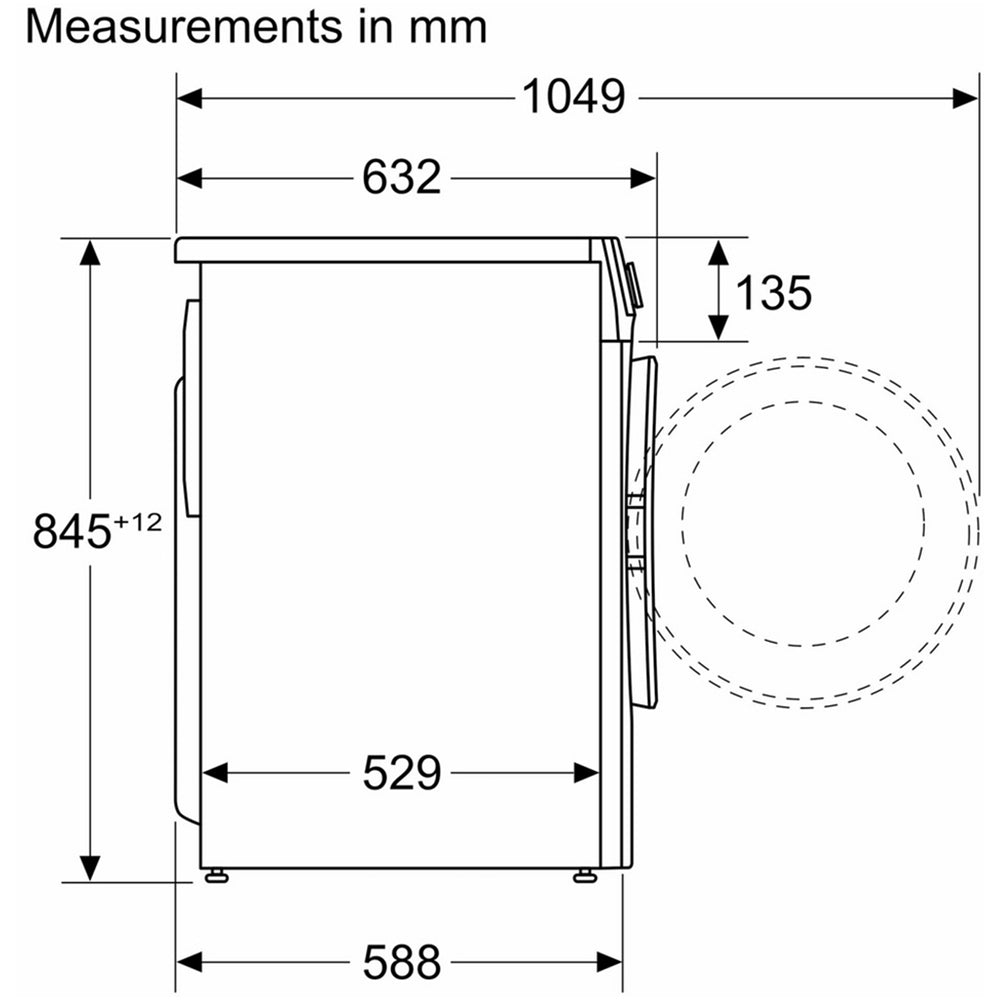 Bosch WGG254F1GB Series 6 10kg 1400 Spin Washing Machine White