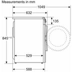 Bosch WGG254F1GB Series 6 10kg 1400 Spin Washing Machine White