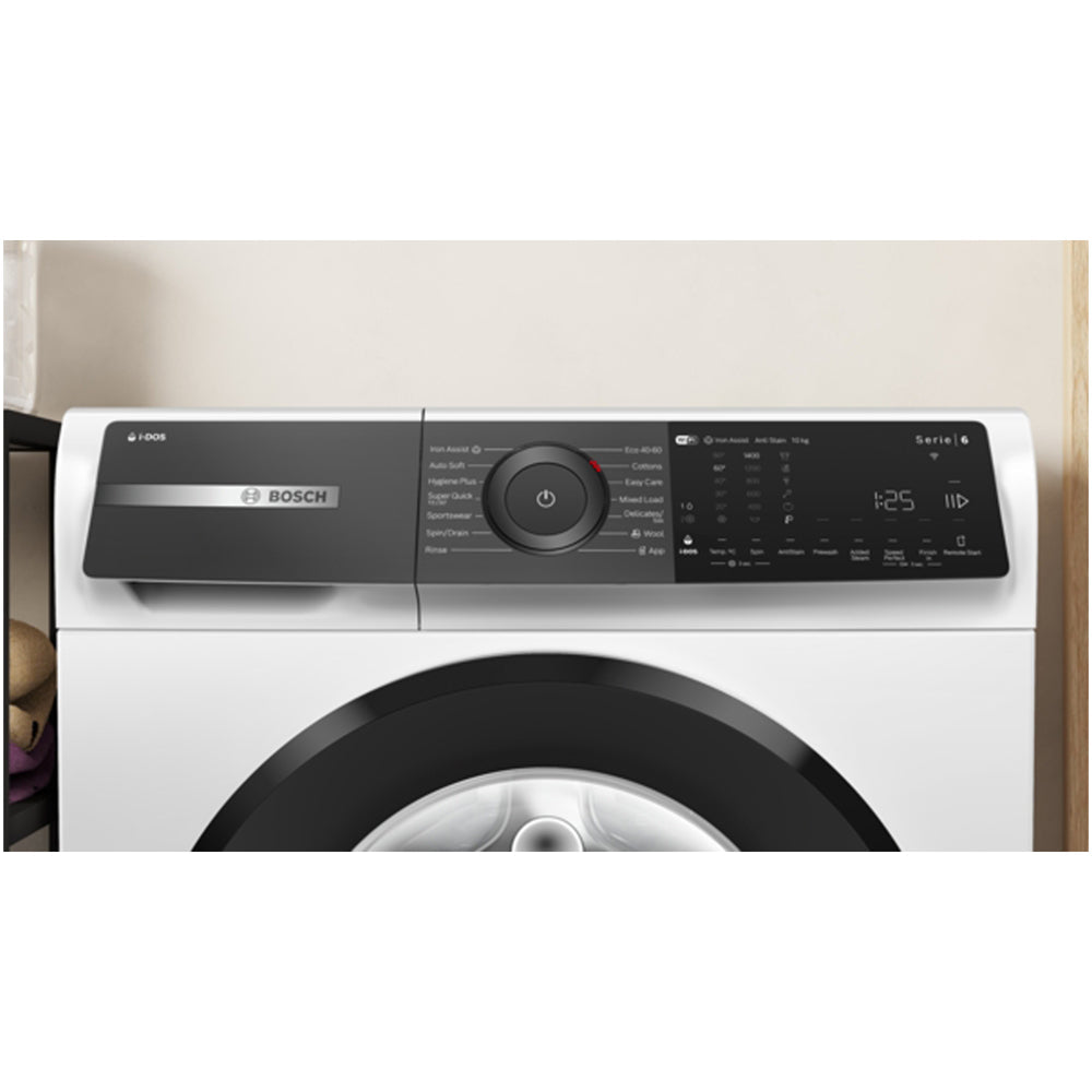 Bosch WGH254A0GB Series 6 1400 Spin 10kg Washing Machine White - A Rated