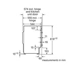 Bosch WIW28302GB Series 6 Integrated 8kg 1400 Spin Washing Machine White