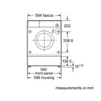 Bosch WIW28302GB Series 6 Integrated 8kg 1400 Spin Washing Machine White