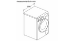 Bosch WNA134U8GB 8kg 5kg 1400 Spin Washer Dryer White