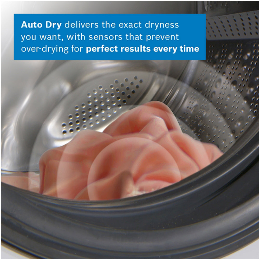 Bosch WNC25410GB Series 8 10.5+6kg Washer Dryer with 1400 Spin White - D Rated