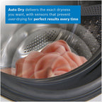 Bosch WNC25410GB Series 8 10.5+6kg Washer Dryer with 1400 Spin White - D Rated