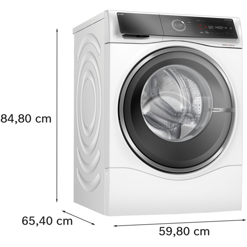 Bosch WNC25410GB Series 8 10.5+6kg Washer Dryer with 1400 Spin White - D Rated