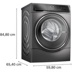 Bosch WNC254ARGB Series 8 10.5+6kg Washer Dryer with 1400 Spin Graphite - D Rated