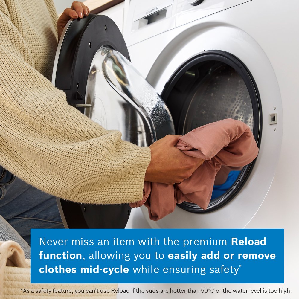 Bosch WNG25401GB Series 6 Freestanding Washer Dryer 10.5+6kg 1400 Spin White