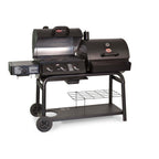 Char-Griller Duo™ 5050 Gas and Charcoal BBQ with Side Burner