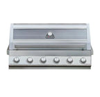 Grillstream Gourmet 6 Burner Built-In Hybrid Gas BBQ with Side Burner