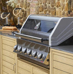Grillstream Gourmet 6 Burner Built-In Hybrid Gas BBQ with Side Burner