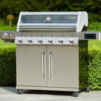 Grillstream Gourmet 6 Burner Hybrid Smart Gas BBQ