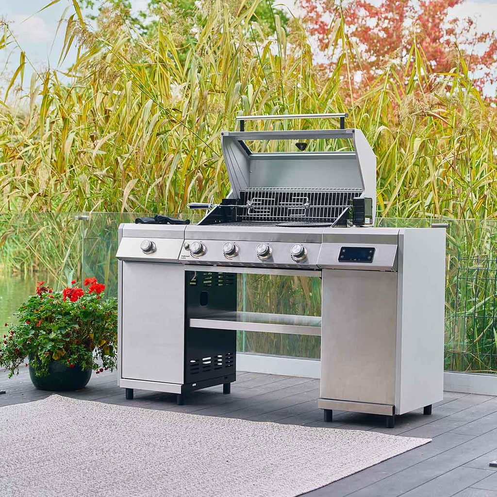 Grillstream Island 4 Burner Hybrid Gas & Charcoal BBQ 2025 Model