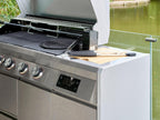 Grillstream Island 6 Burner Hybrid Gas & Charcoal BBQ