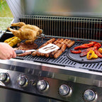 Grillstream Island 6 Burner Hybrid Gas & Charcoal BBQ