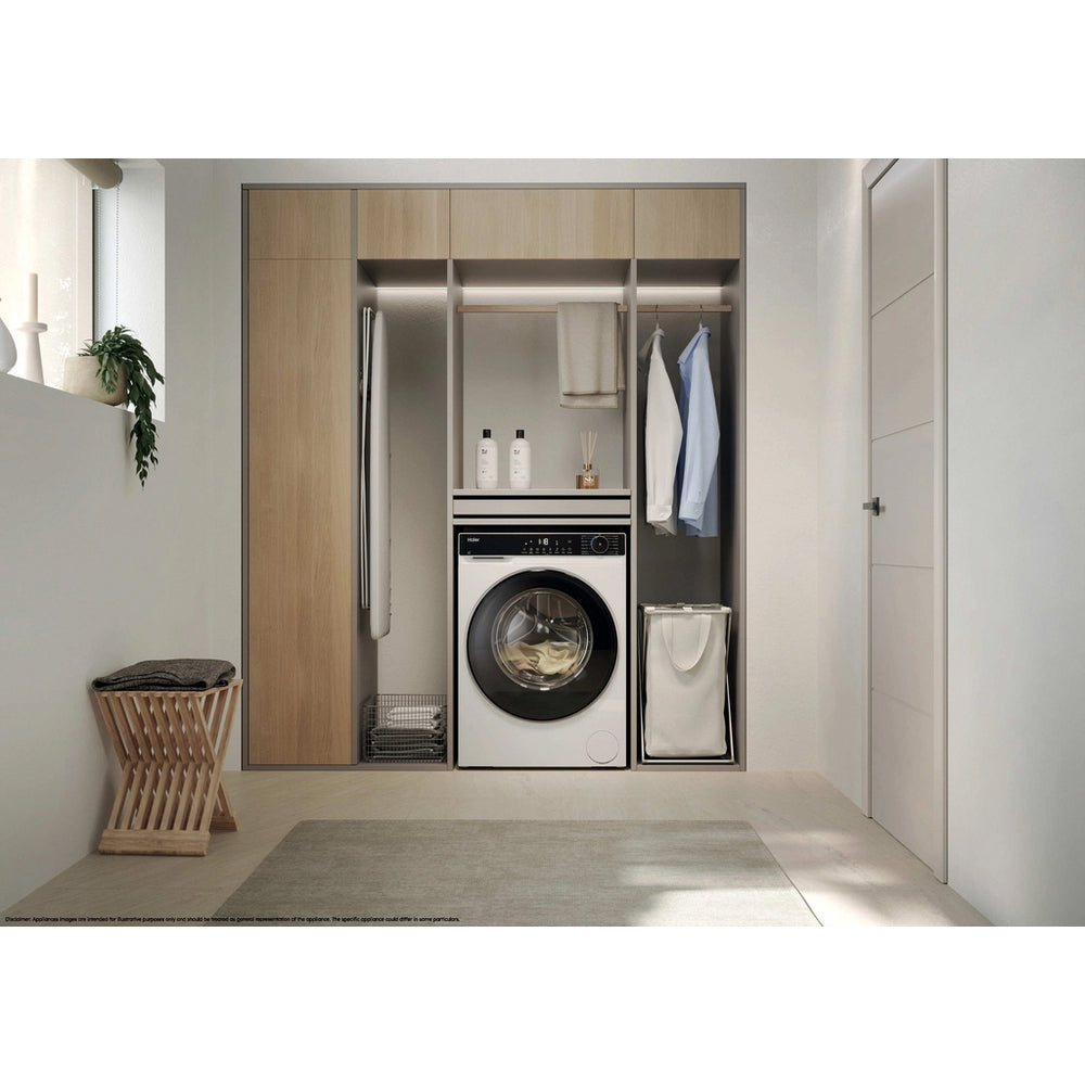 Haier HW90-BP14357TU1 9kg 1400 Spin Front Load Washing Machine White - A Rated