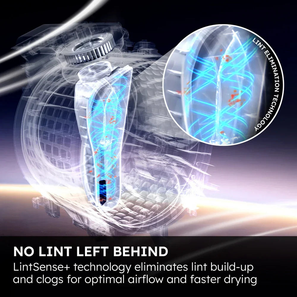 Haier HWD80BP14367TU 8+5kg 1400 Spin Freestanding Washer Dryer White - A Rated