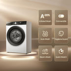 Hisense WD3S8043BW3 3S Series 8+5kg 1400 Spin WiFi-enabled Washer Dryer White