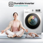 Hisense WFQA1014EVJM 3 Series 10 kg 1400 Spin Freestanding Front Load Washing Machine White