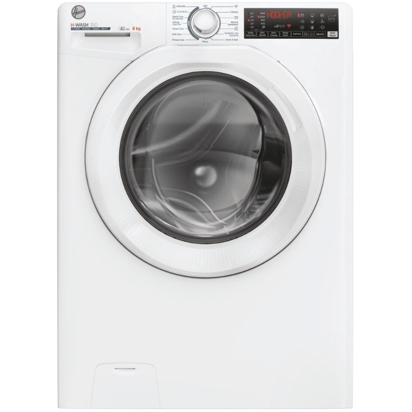 Hoover H3WPS486TAM6-80 8kg 1400 Spin Freestanding Washing Machine White A Rated