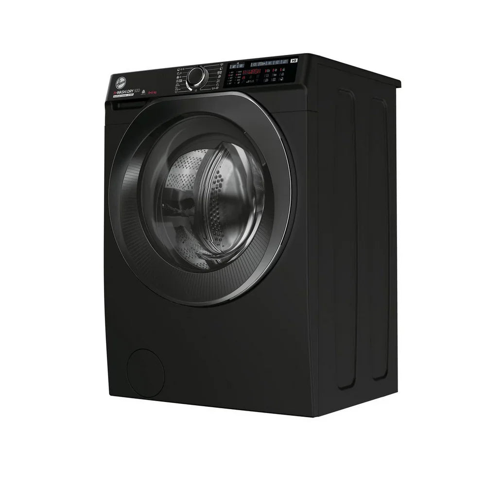 Hoover HD496AMBCB 1-80 H-WASH 500 WiFi Connected 9+6kg 1400 Spin Washer Dryer Black