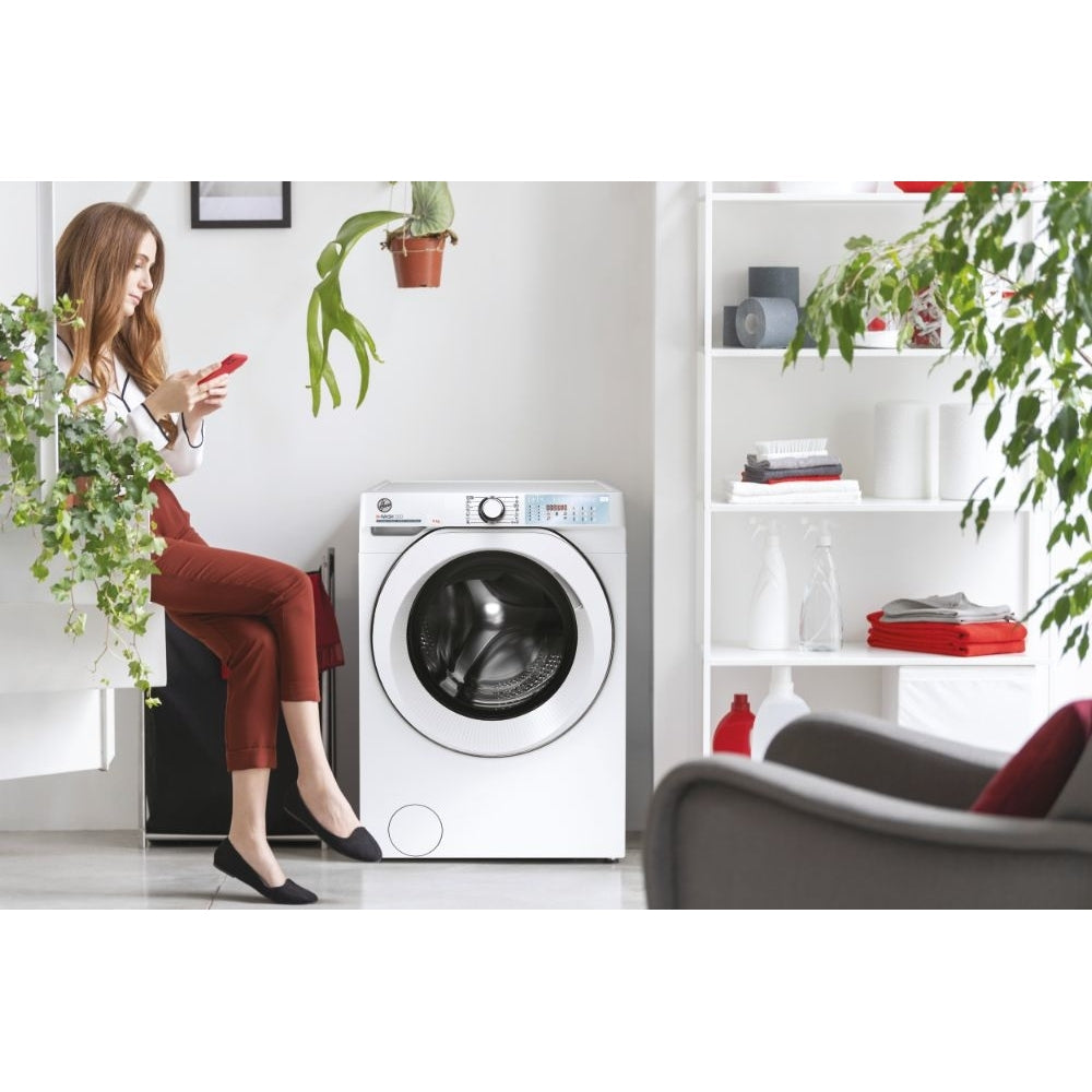 Hoover HWB 49AMC 1-80 9kg 1400 Spin Front Loading Washing Machine White - A Rated