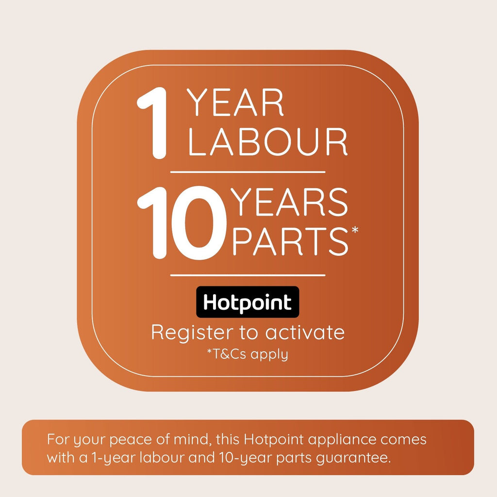 Hotpoint BIWDHG75148UKN 7+5kg 1400 Spin Built In Washer Dryer With Anti-Stain White