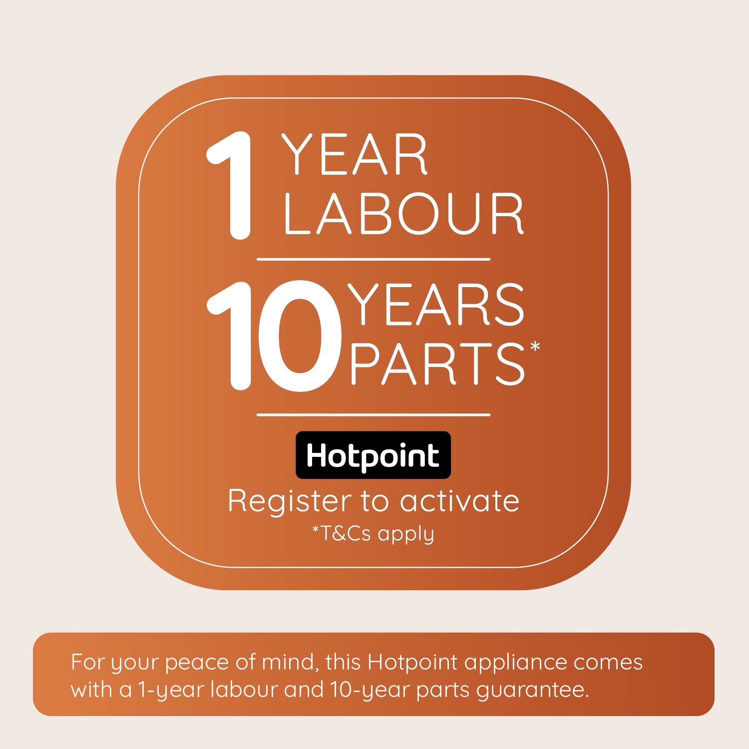 Hotpoint BIWDHG75148UKN 7+5kg 1400 Spin Built In Washer Dryer With Anti-Stain White