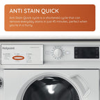 Hotpoint BIWDHG75148UKN 7+5kg 1400 Spin Built In Washer Dryer With Anti-Stain White