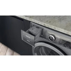 Hotpoint H809ADSGPOWERUK 10kg 1400 Spin GentlePower Washing Machine Silver