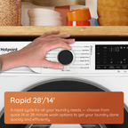 Hotpoint HBWH 93 CARE UK 9kg 1400 spin Freestanding Washing Machine White