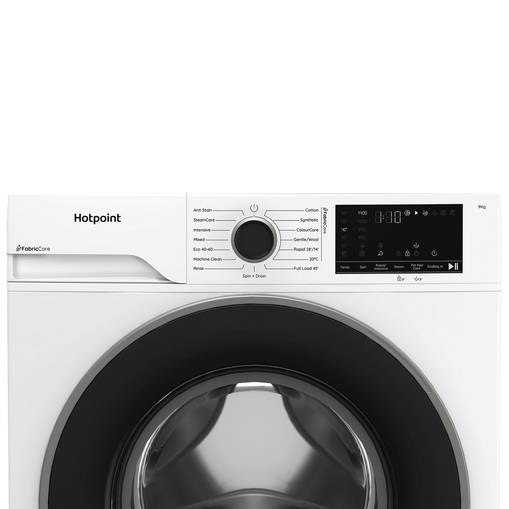 Hotpoint HBWH 93 CARE UK 9kg 1400 spin Freestanding Washing Machine White