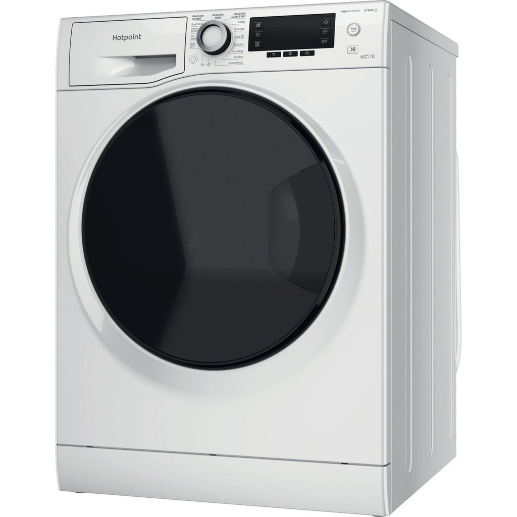 Hotpoint NDD10748DAUK 10+7kg 1400 Spin ActiveCare Freestanding Washer Dryer White