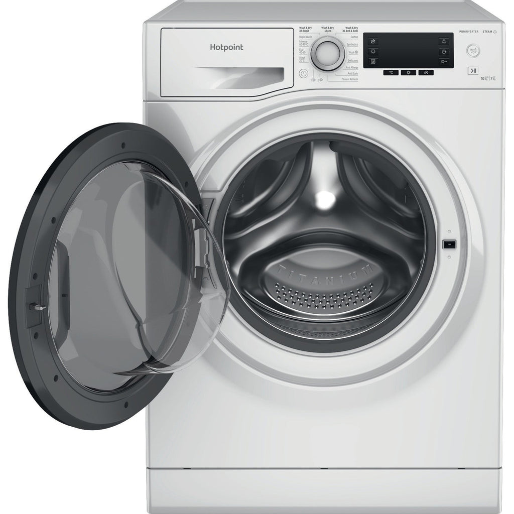 Hotpoint NDD10748DAUK 10+7kg 1400 Spin ActiveCare Freestanding Washer Dryer White