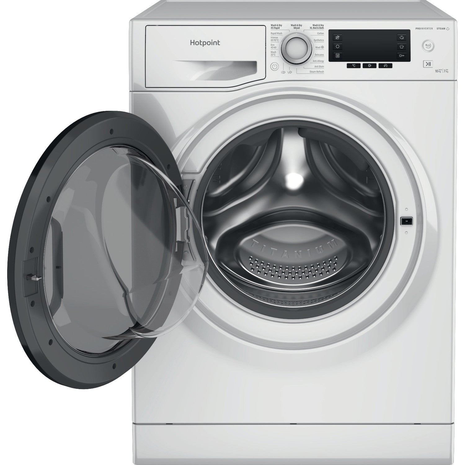 Hotpoint NDD10748DAUK 10+7kg 1400 Spin ActiveCare Freestanding Washer Dryer White