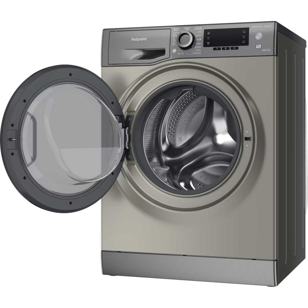 Hotpoint NDD10748GDAUK 10+7kg 1400 Spin Freestanding Washer Dryer Graphite