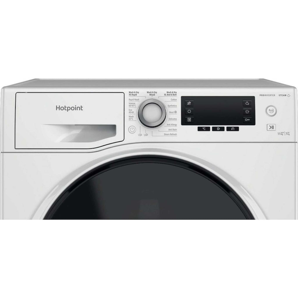 Hotpoint NDD11748DAUK 11+7kg 1400 Spin ActiveCare Freestanding Washer Dryer White
