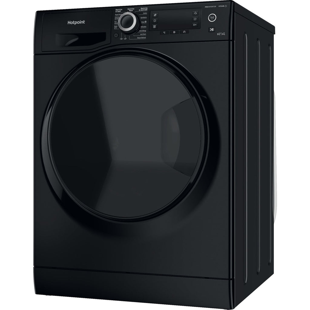 Hotpoint NDD86448BDAUK 8+6kg ActiveCare 1400 Spin Washer Dryer Black