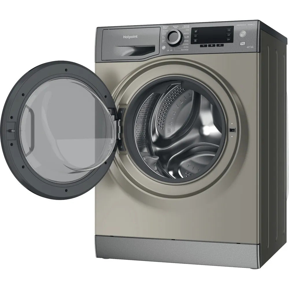 Hotpoint NDD86448GDAUK 8kg 1400 Spin ActiveCare Freestanding Washer Dryer Graphite